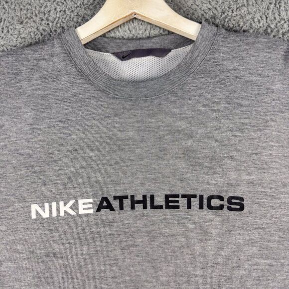 Nike Athletics‎ Reversible Shirt Mens Medium Gray White Outdoor Basketball Gym - Picture 2 of 16